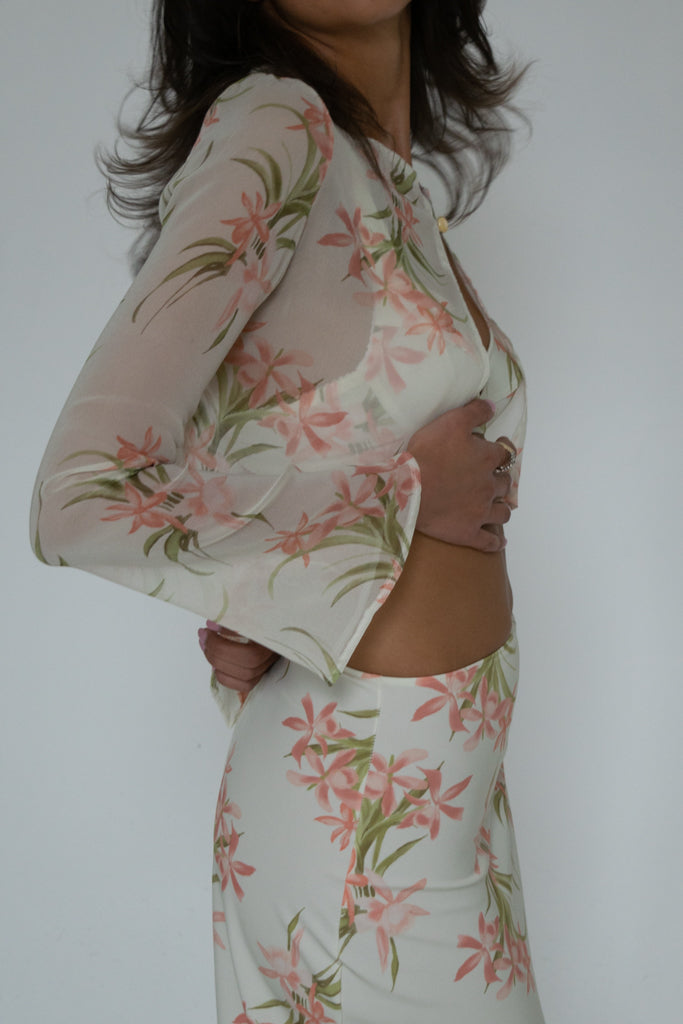 ROSALINDA SILK CARDIGAN